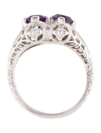 Ring 14K Amethyst Cocktail Ring