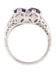 Ring 14K Amethyst Cocktail Ring