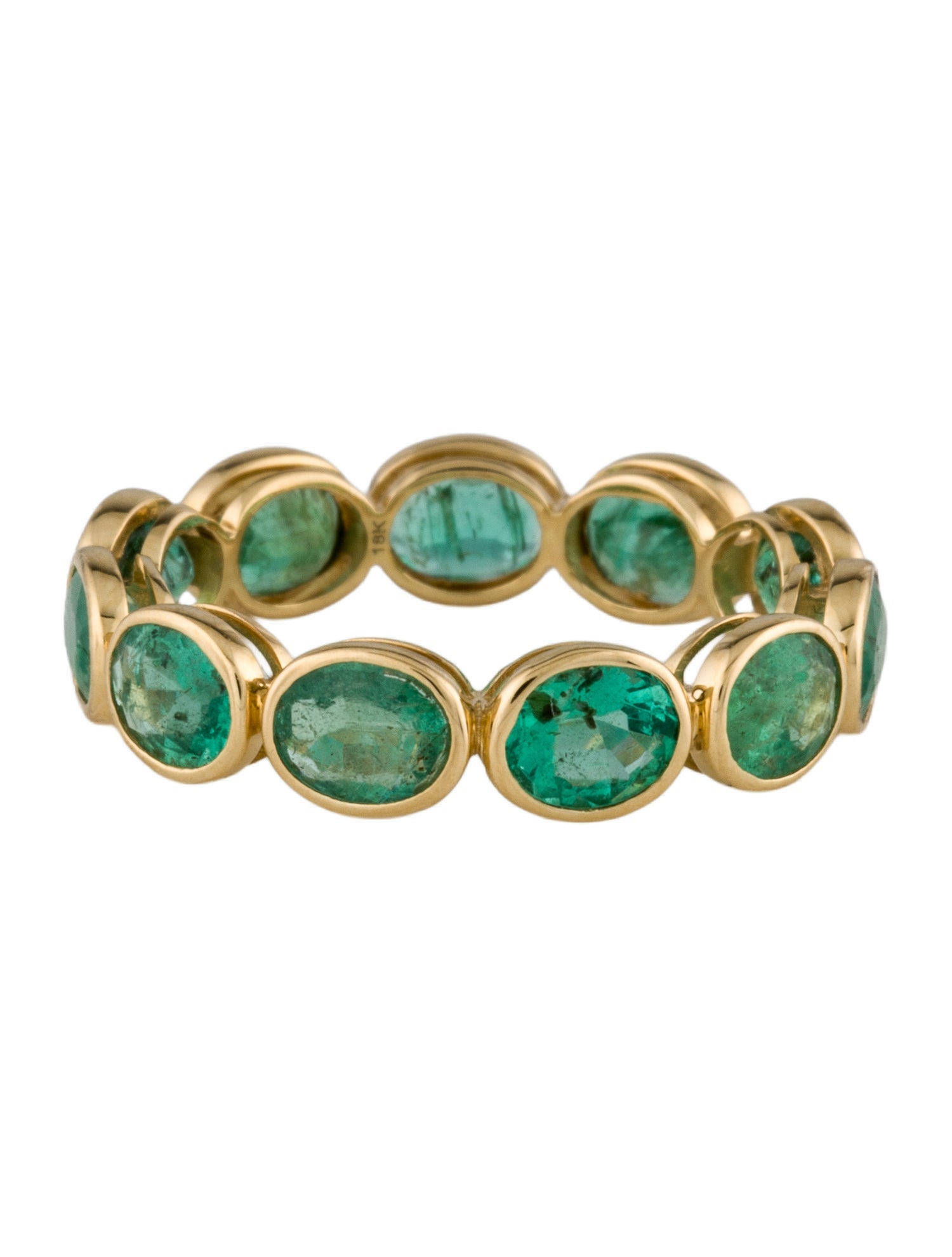 Ring 18K Emerald Eternity Band