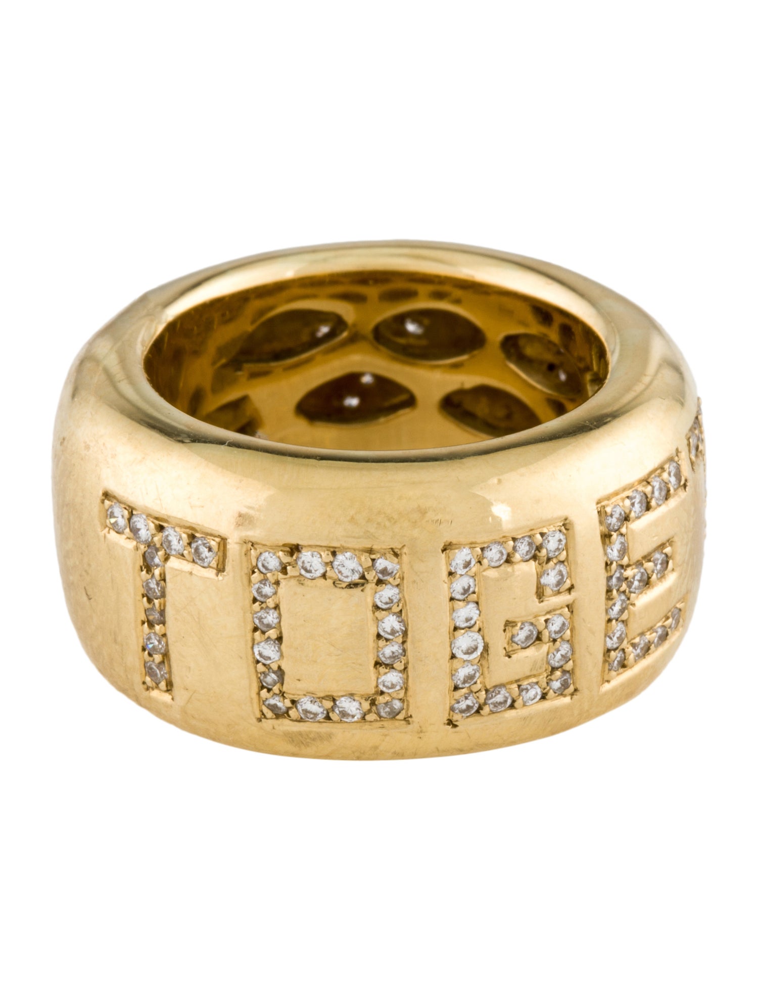 Ring 18K Diamond 'TOGETHER' Band