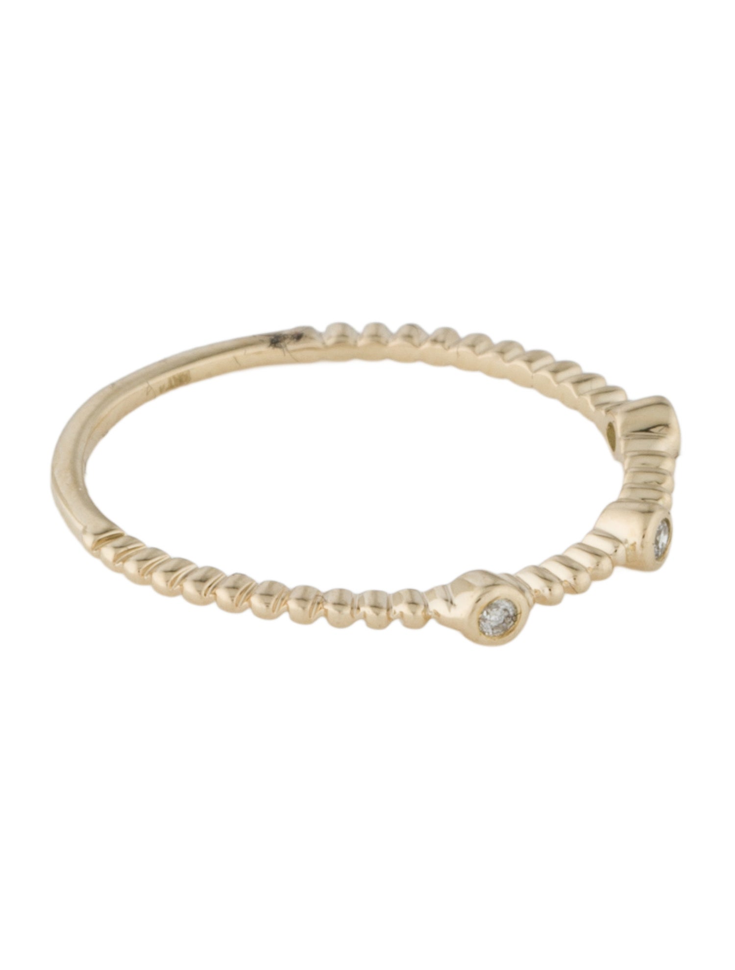 Ring 14K Diamond Stacking Band