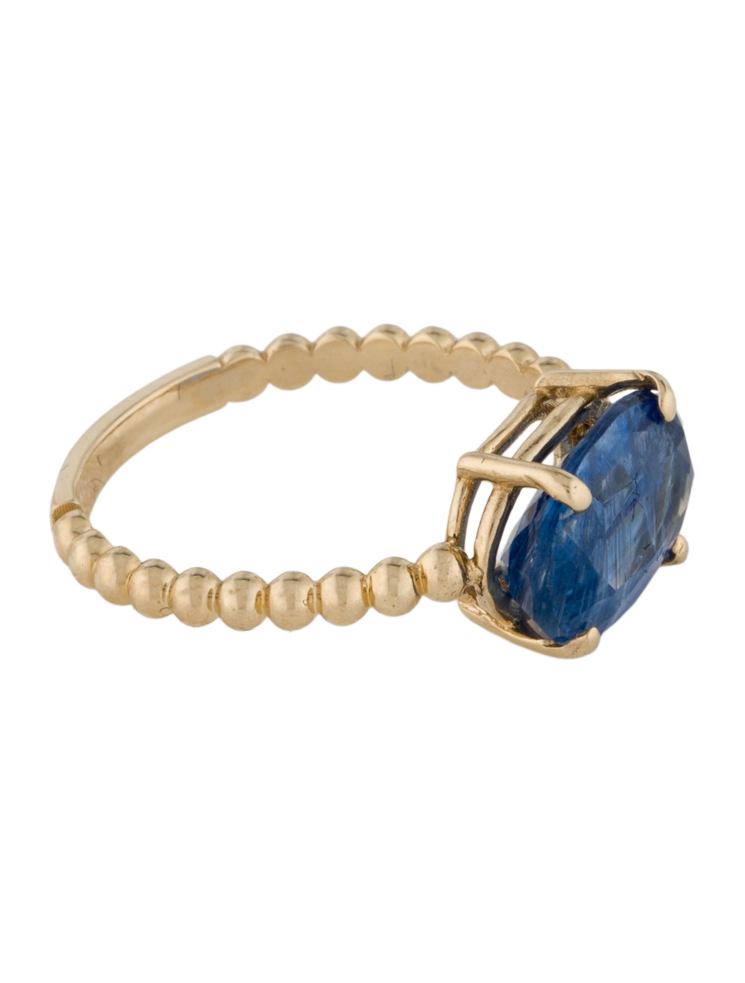 Ring 14K 2.82ctw Kyanite Cocktail Ring