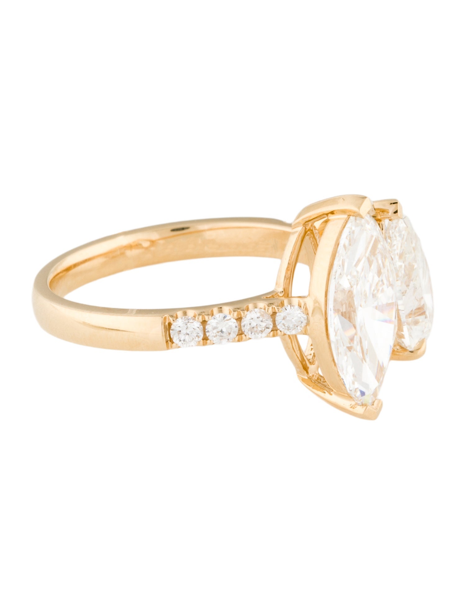 Ring 18K 4.33ctw Lab-Grown Diamond Cocktail Ring