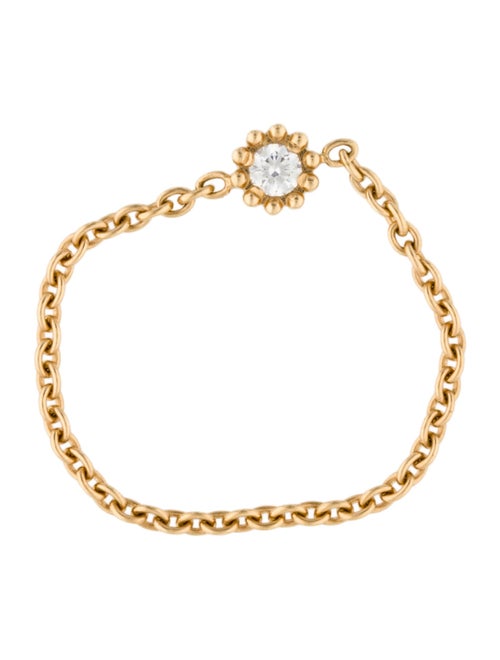 Christian Dior 18K Diamond Mimirose Ring