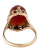 Ring 14K Carnelian Cocktail Ring