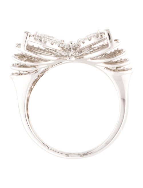 Ring 14K 2.38ctw Lab-Grown Diamond Butterfly Cocktail Ring