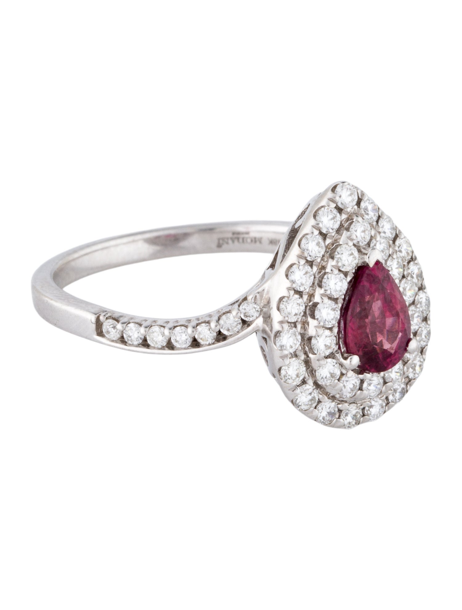 Ring 18K Ruby & Diamond Cocktail Ring