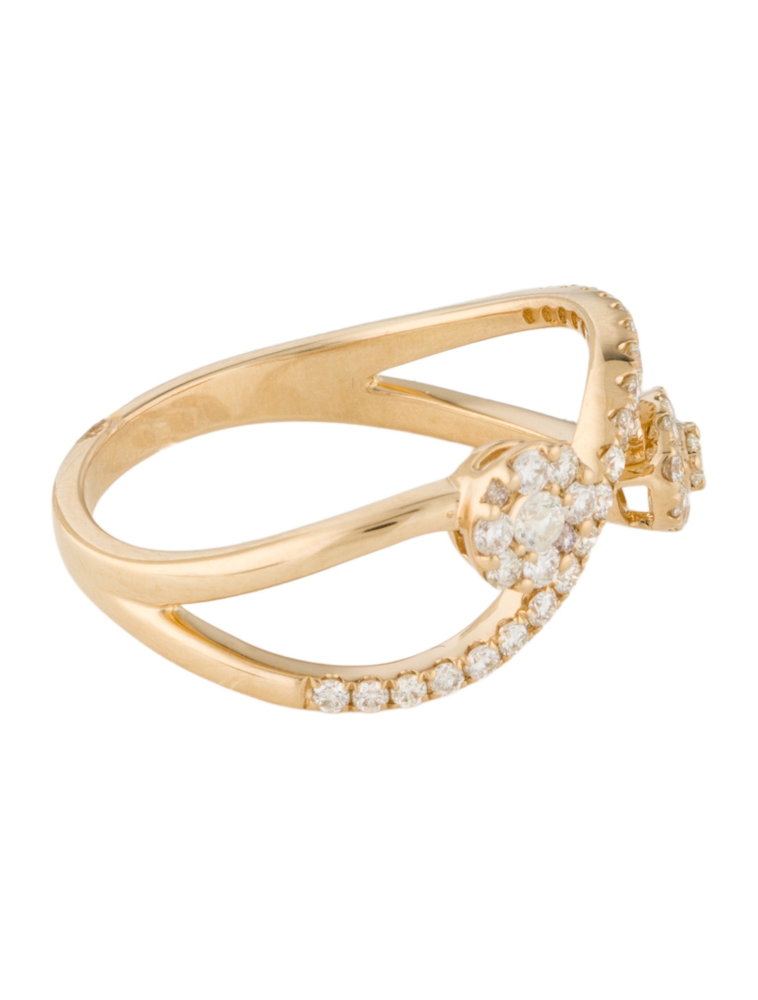 Ring 14K Diamond Cocktail Ring