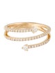 Ring 14K Diamond Spiral Cocktail Ring