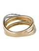 Ring 14K Diamond Crossover Band