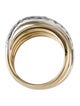 Ring 14K Diamond Crossover Band