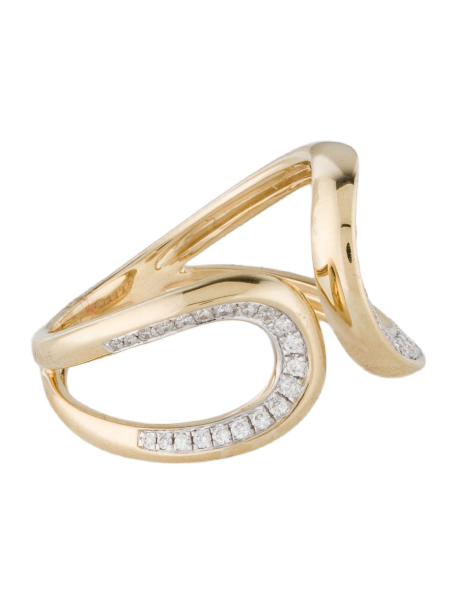 Ring 14K Diamond Open Band