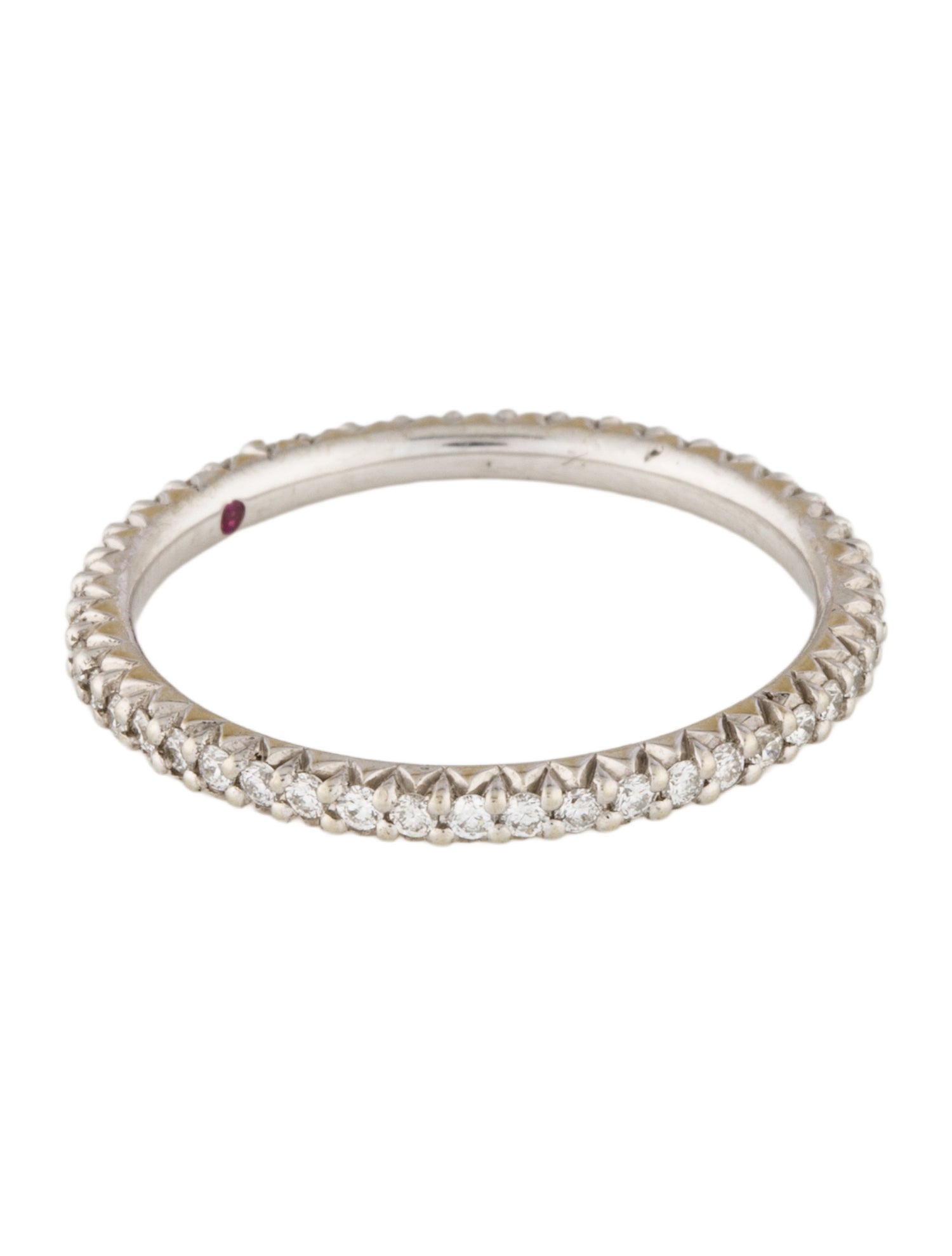 Ring 14K Diamond & Ruby Eternity Band