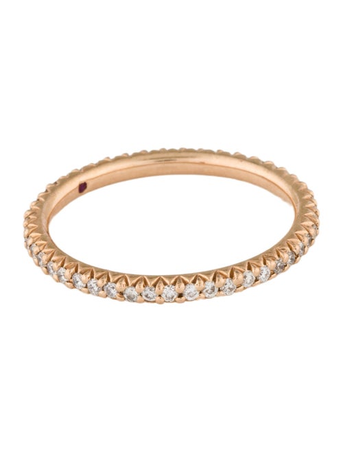 Ring 14K Diamond & Ruby Eternity Band