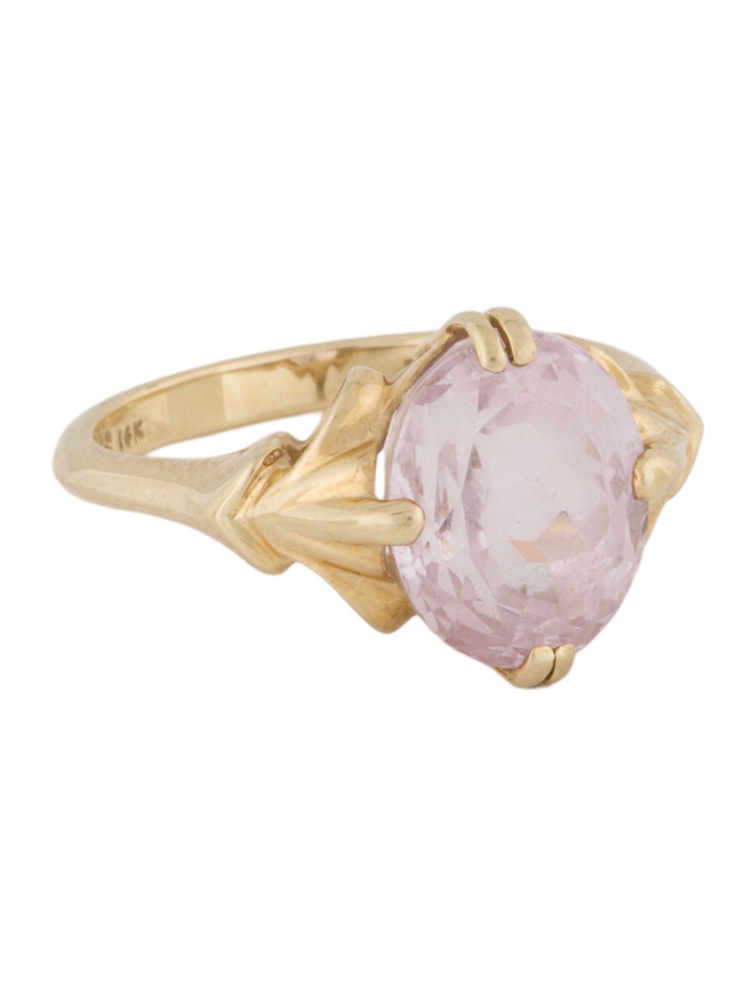 Ring 14K Kunzite Cocktail Ring