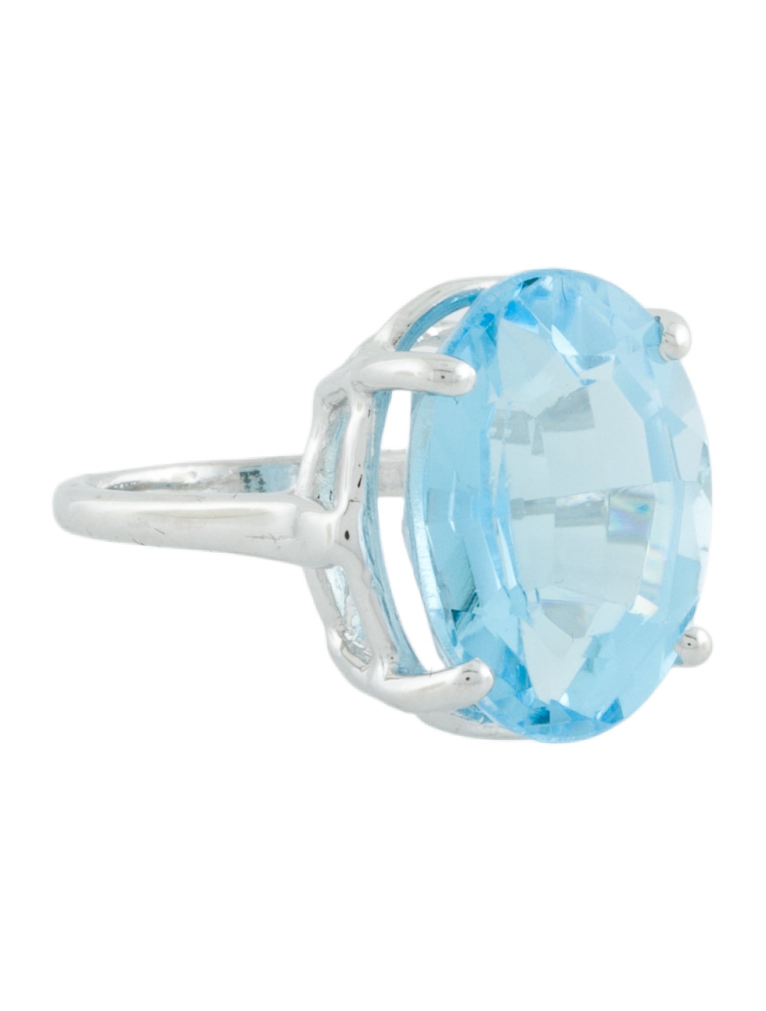 Ring 14K 12.01CT Topaz Cocktail