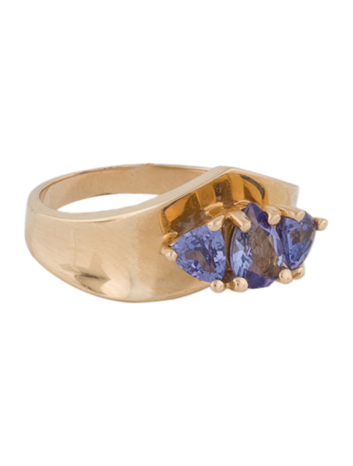 Ring 14K Tanzanite Cocktail Ring