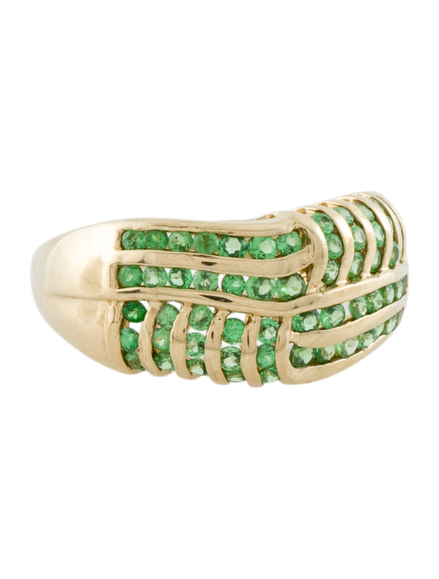 Ring 14K Tsavorite Garnet