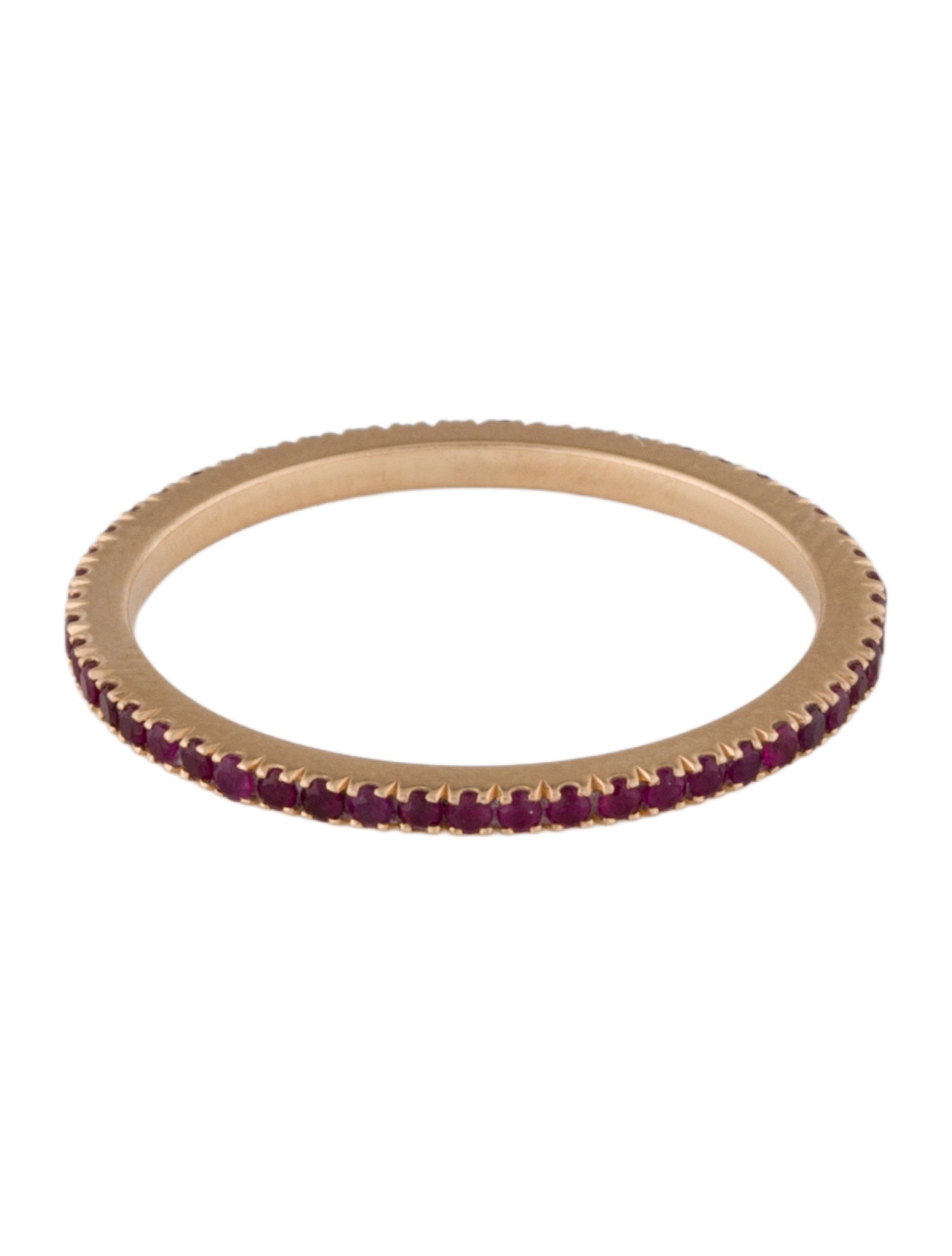 Ring 18K Ruby Eternity Band