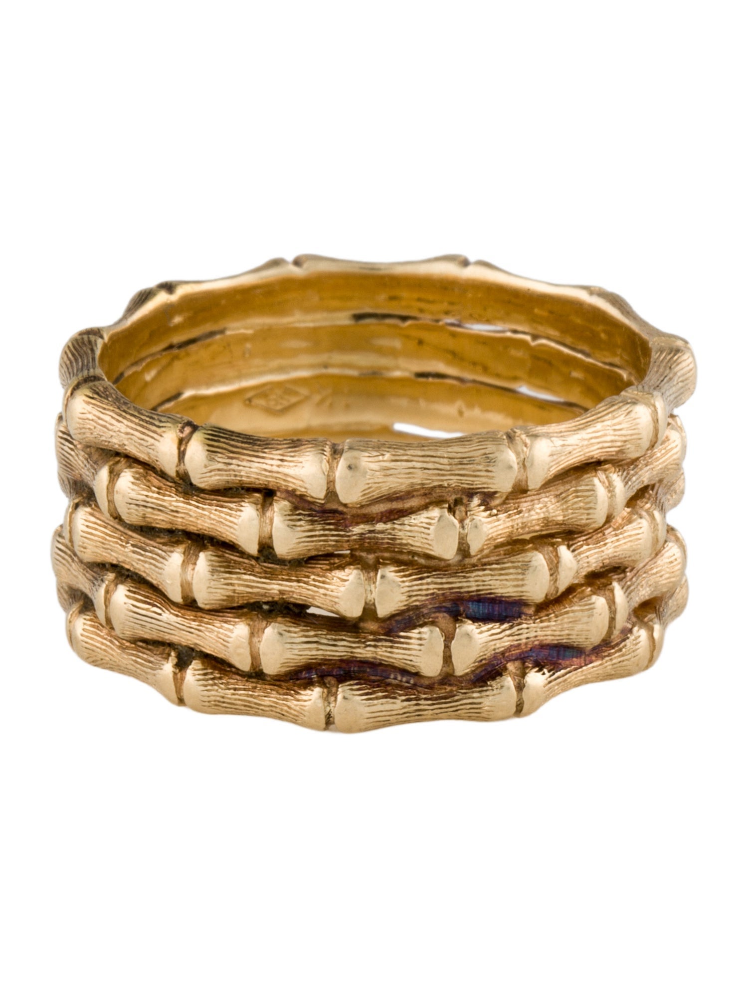 Ring 14K Bamboo Band