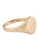 Ring Script "CKE" Signet Ring