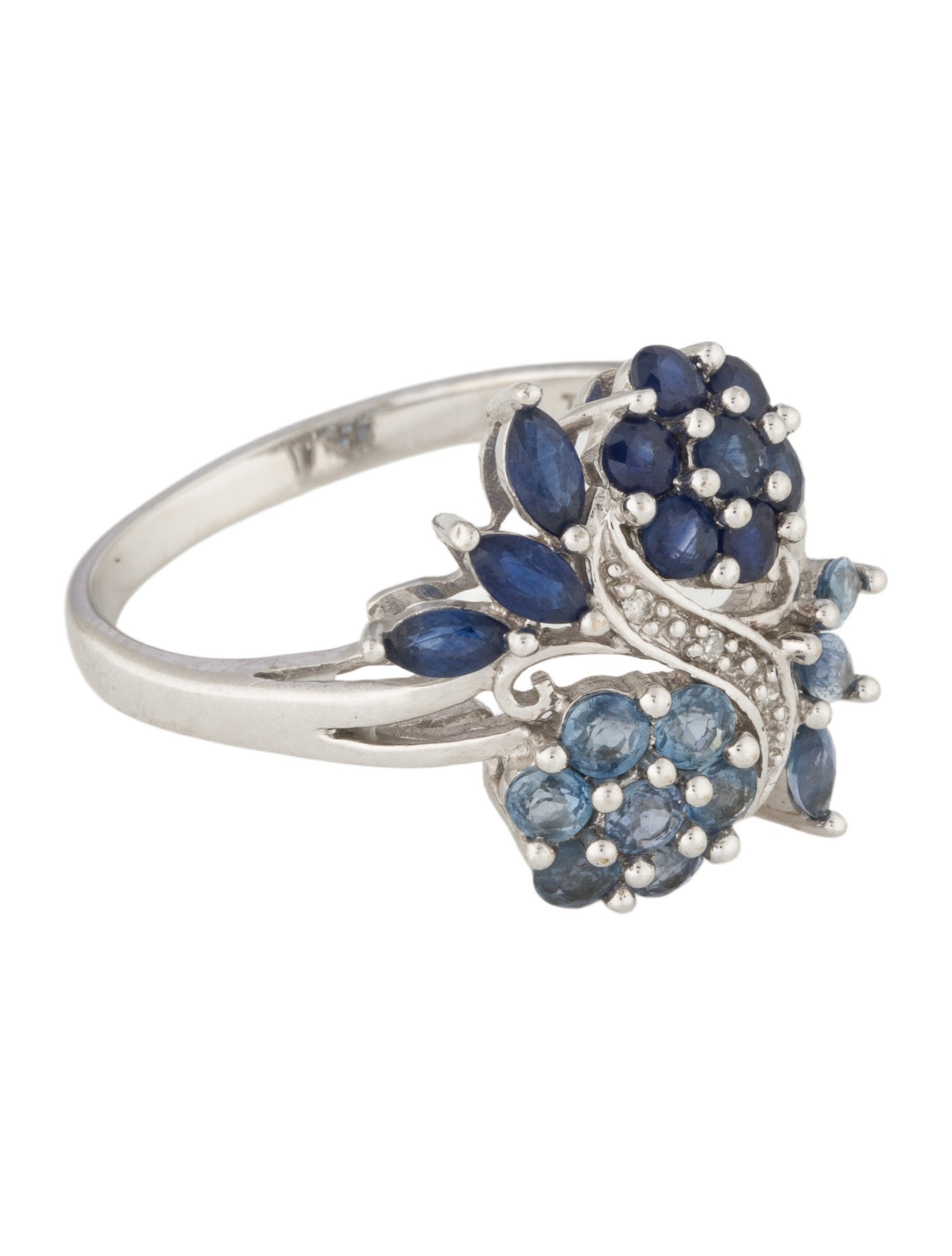 Ring 14K 1.65ctw Sapphire Cocktail Ring