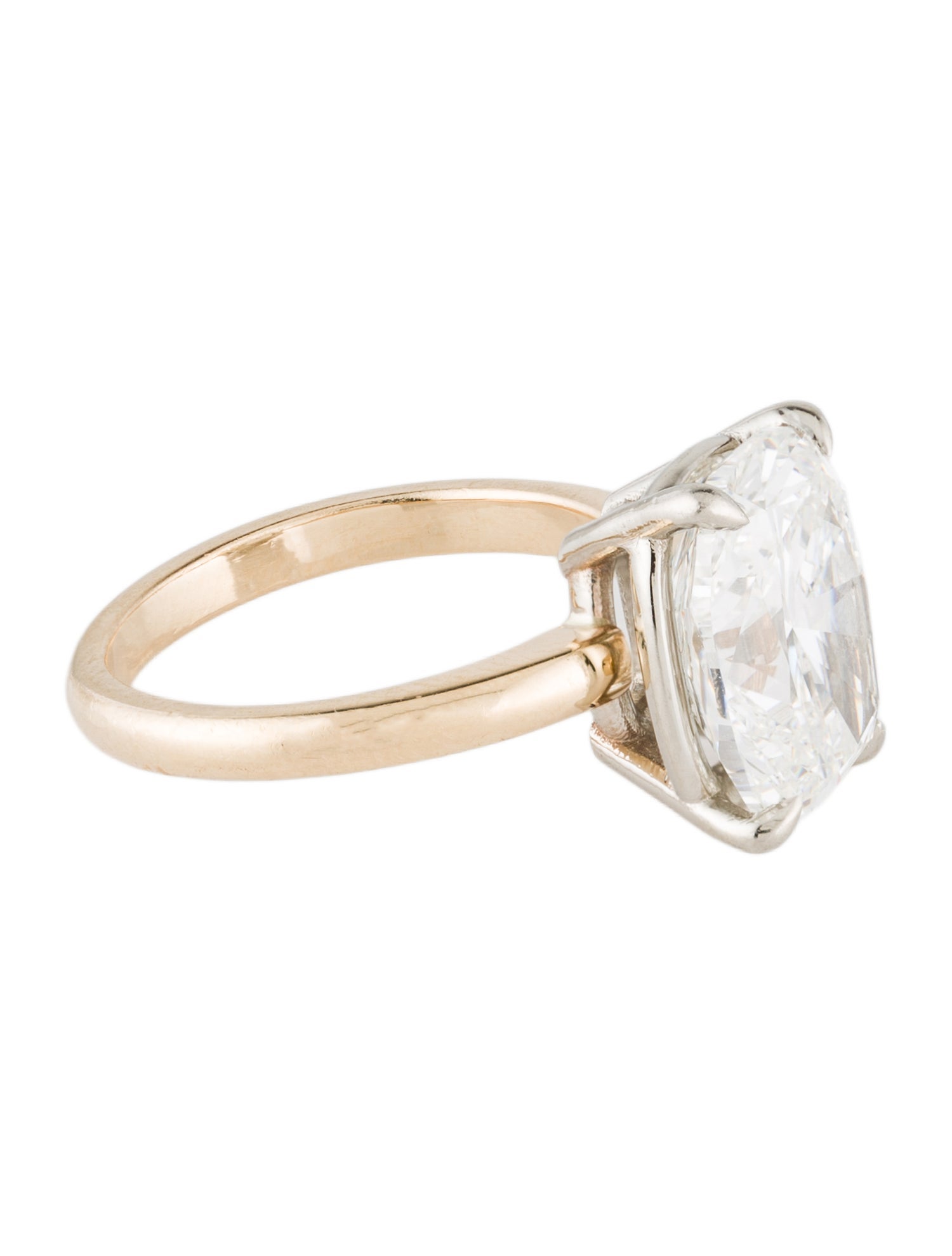 Ring 14K 5.94ct Lab-Grown Diamond Engagement Ring