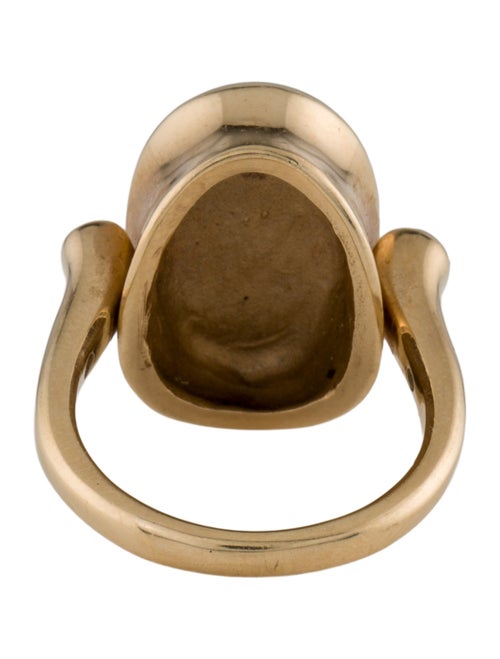 Ring 14K Onyx & Diamond Cocktail Ring