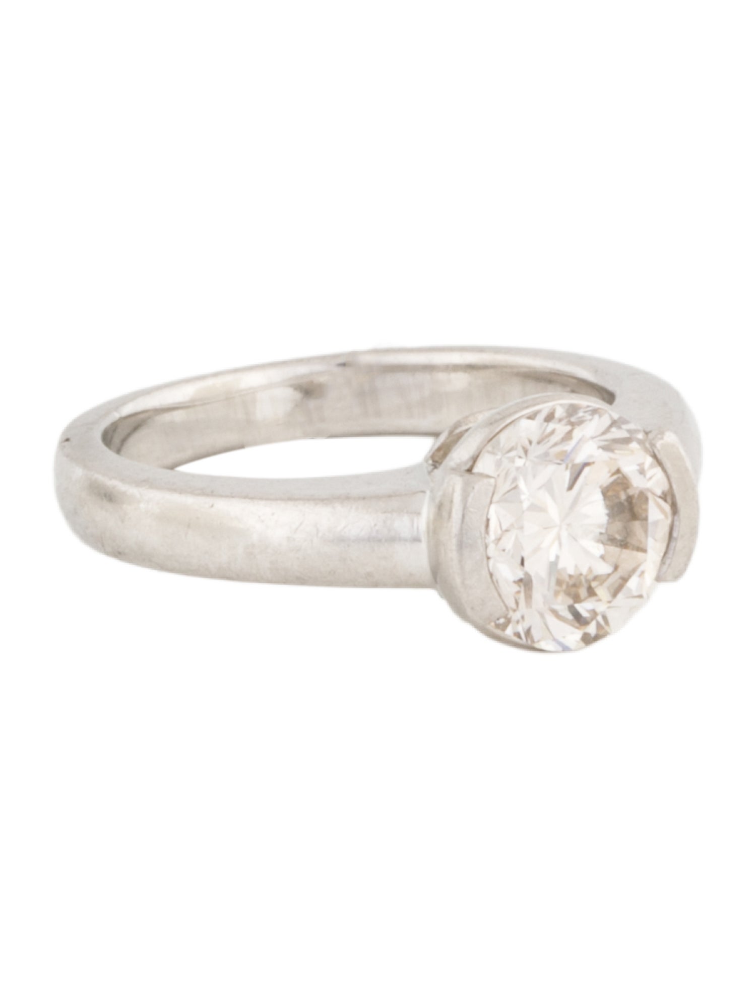 Ring Peter Norman Platinum 1.73ct Diamond Solitaire Engagement Ring