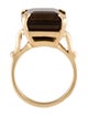 Ring 14K Smoky Quartz Cocktail Ring