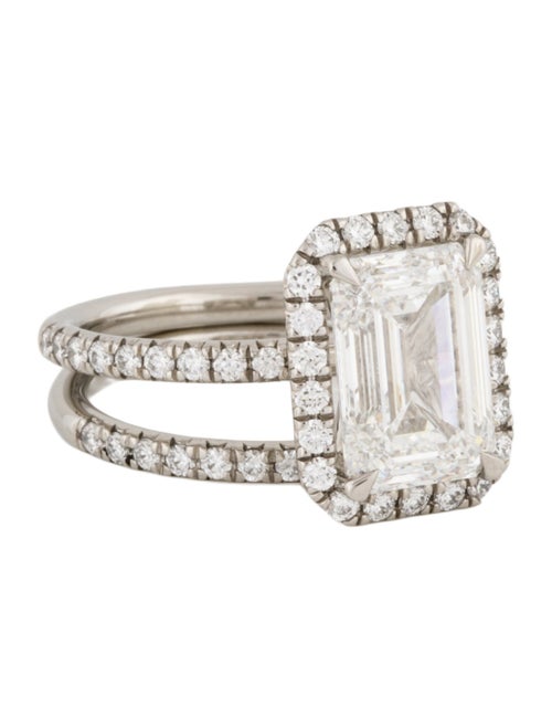 Ring Platinum 4.46ctw Lab-Grown Diamond Wedding Set