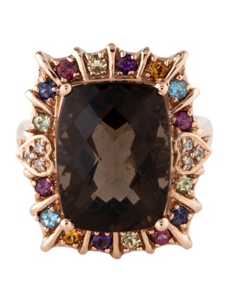 Ring 14K Multistone Cocktail Ring