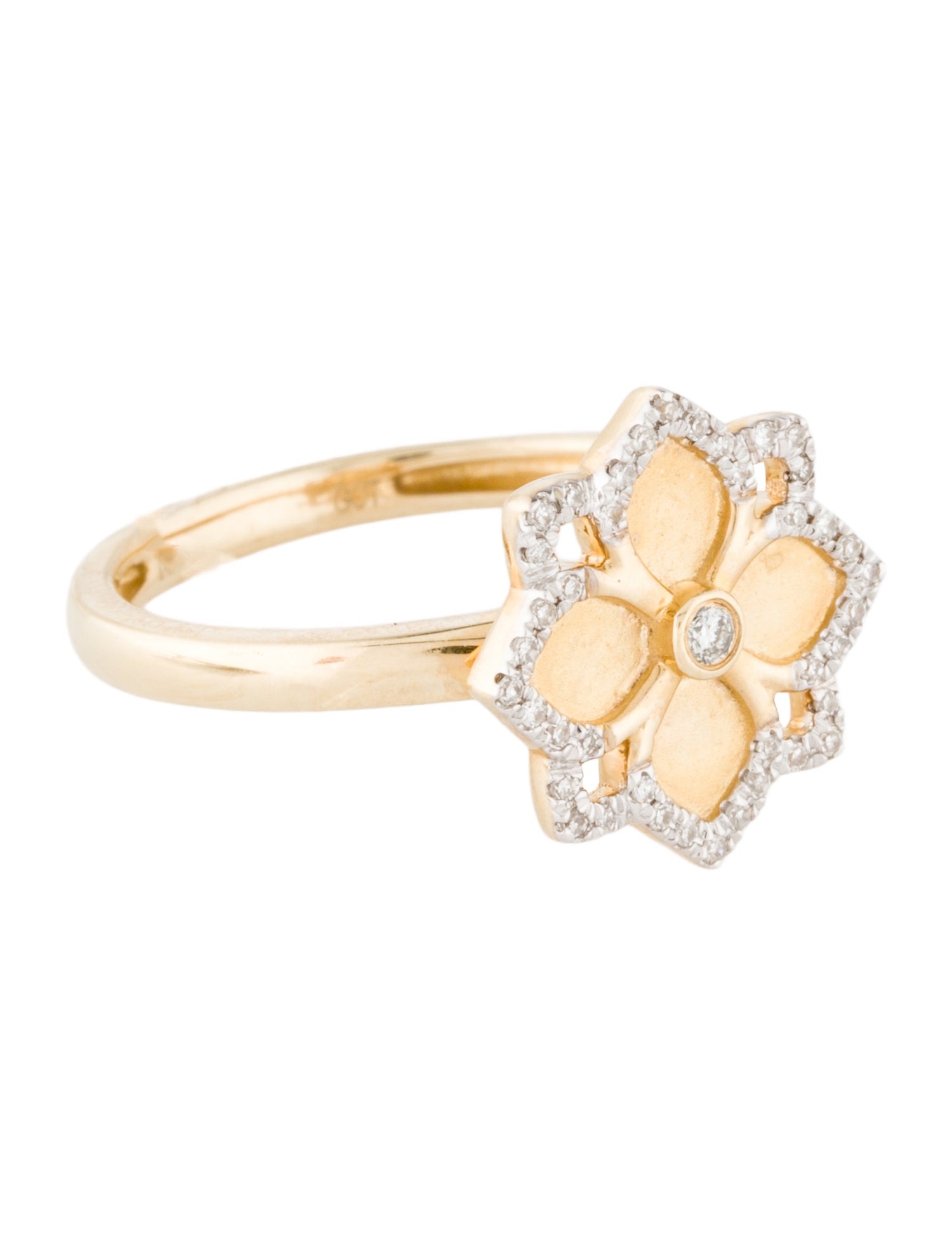 Ring 14K Diamond Cocktail Ring