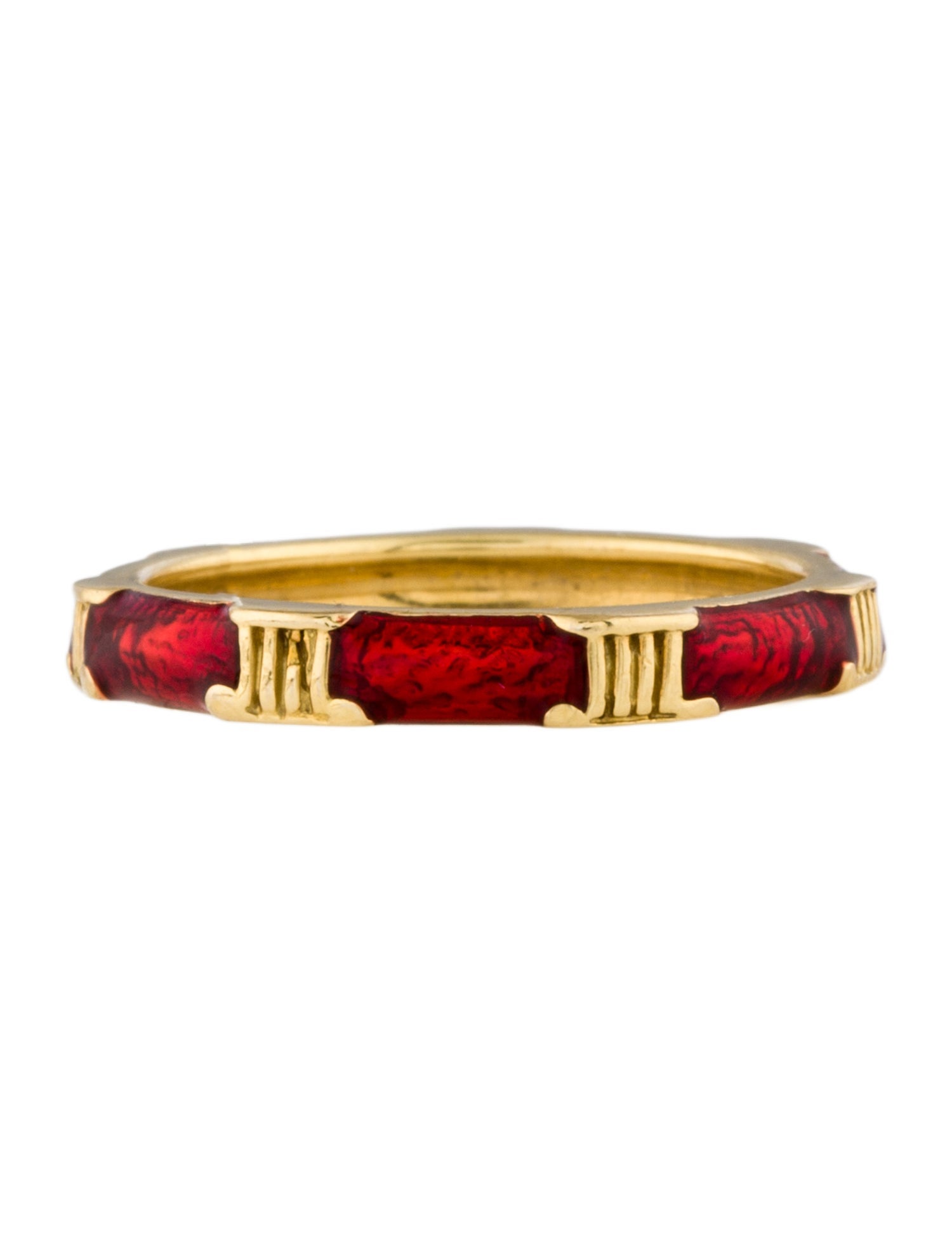 Ring 18K Enamel Band