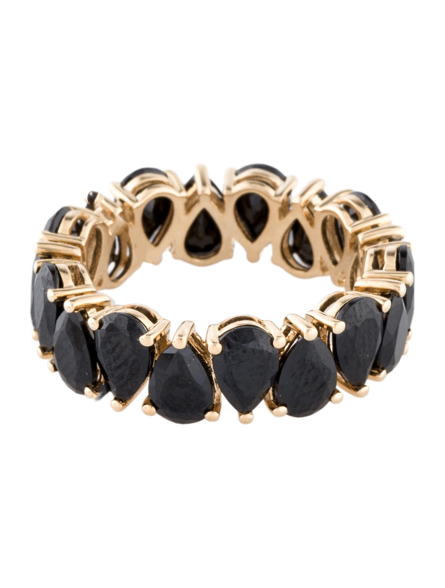 Ring 14K 6.84 Spinel Eternity Band