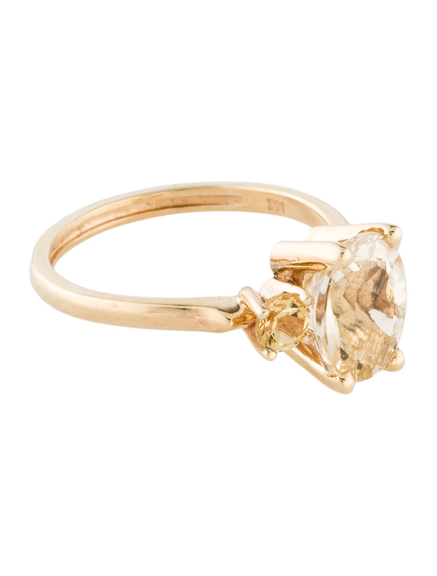 Ring 14K Heliodor Cocktail Ring