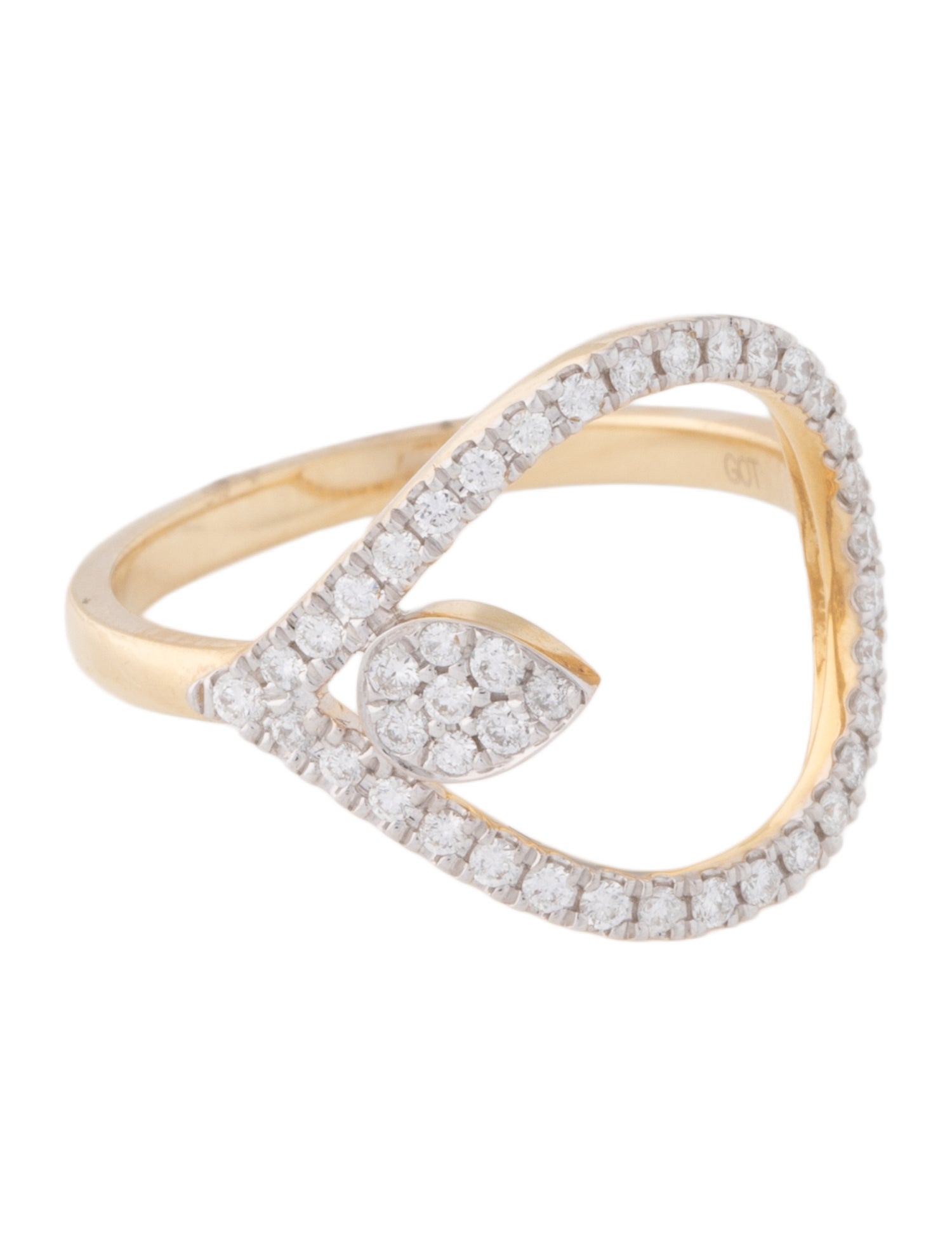 Ring 14K Diamond Cocktail Ring