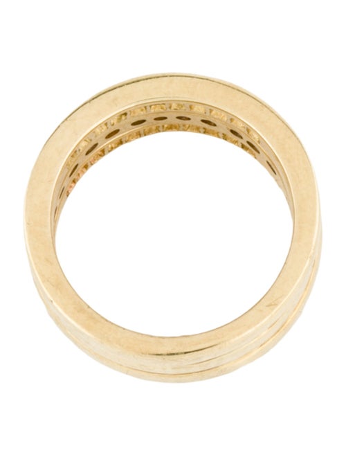 Ring 14K Emerald, Ruby, Sapphire & Diamond Band