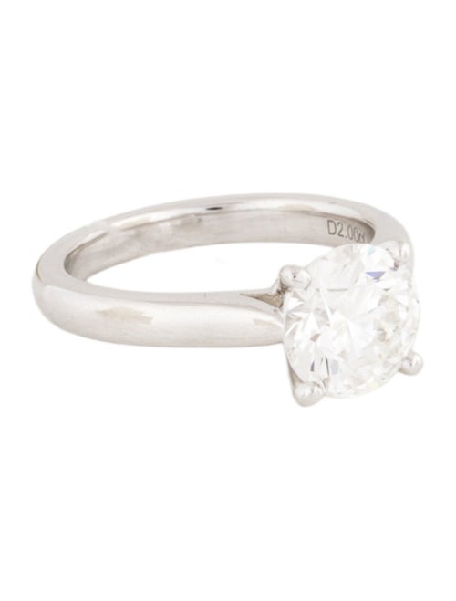 Ring Platinum 2.00ct Lab-Grown Diamond Engagement Ring