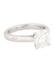 Ring Platinum 2.00ct Lab-Grown Diamond Engagement Ring