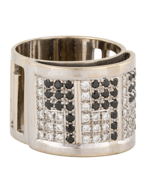 Ring 14K Diamond Wide Band