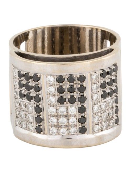 Ring 14K Diamond Wide Band