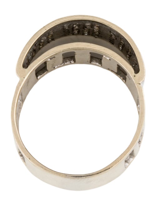 Ring 14K Diamond Wide Band