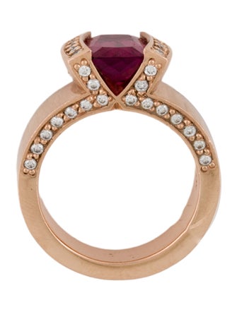 Ring 14K Tourmaline & Diamond Ring