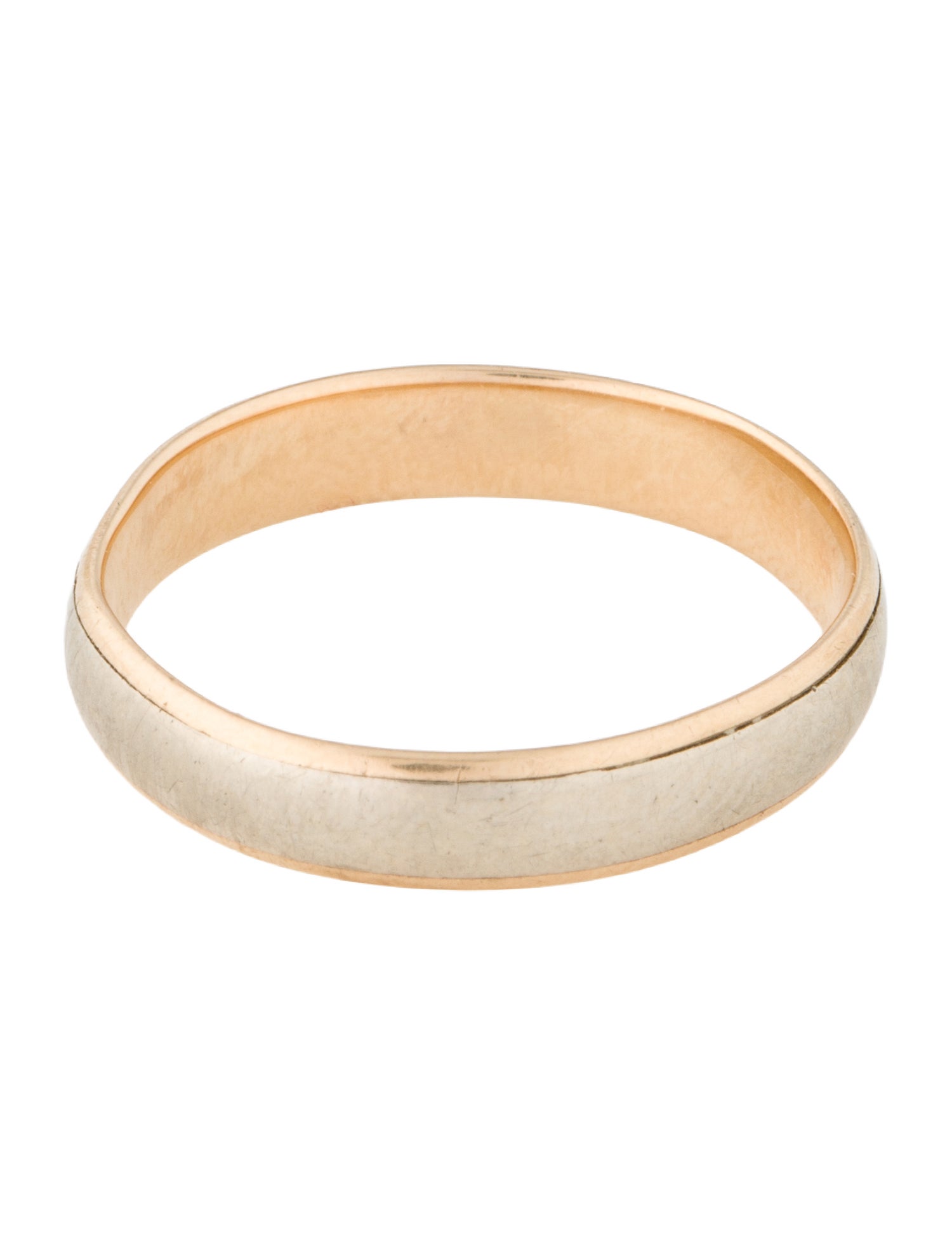 Ring Camelot 14K Two-Tone Wedding Band