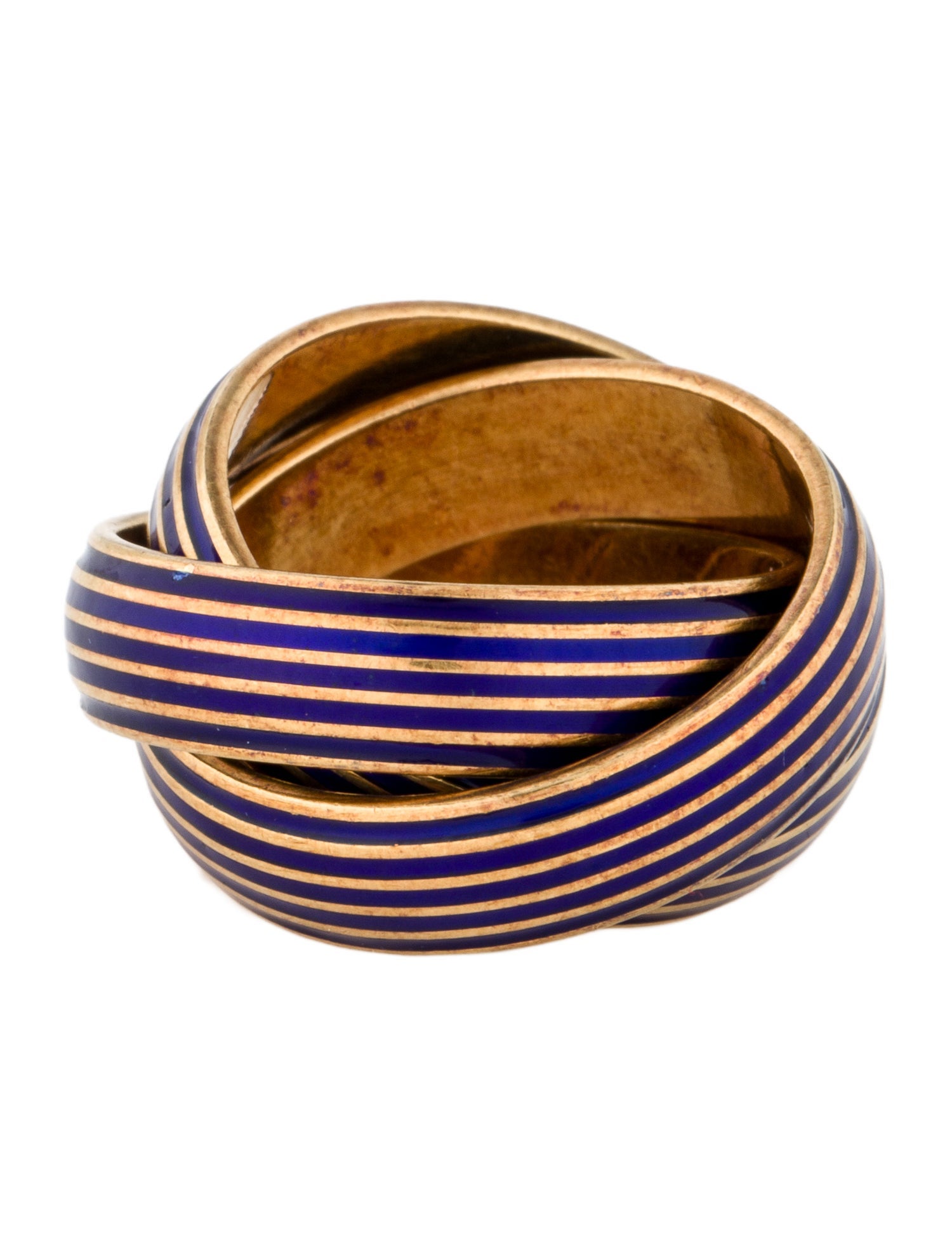 Ring 18K Enamel Rolling