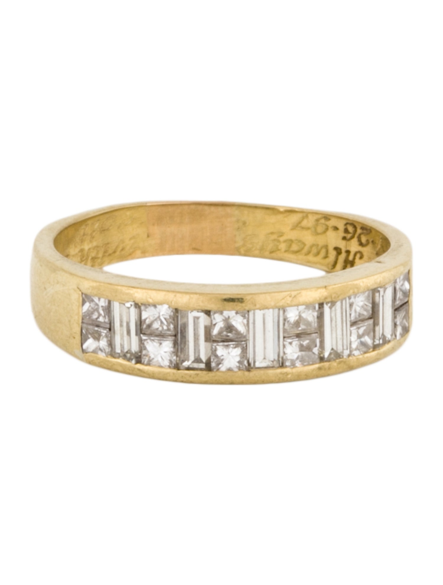 Ring 18K 1.04ctw Diamond Band Ring