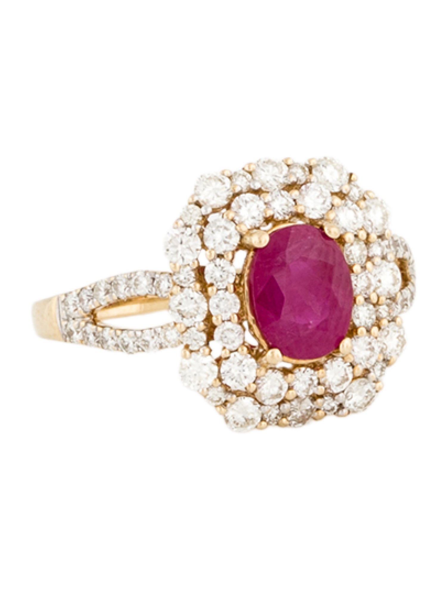 Ring 14K Ruby & Diamond