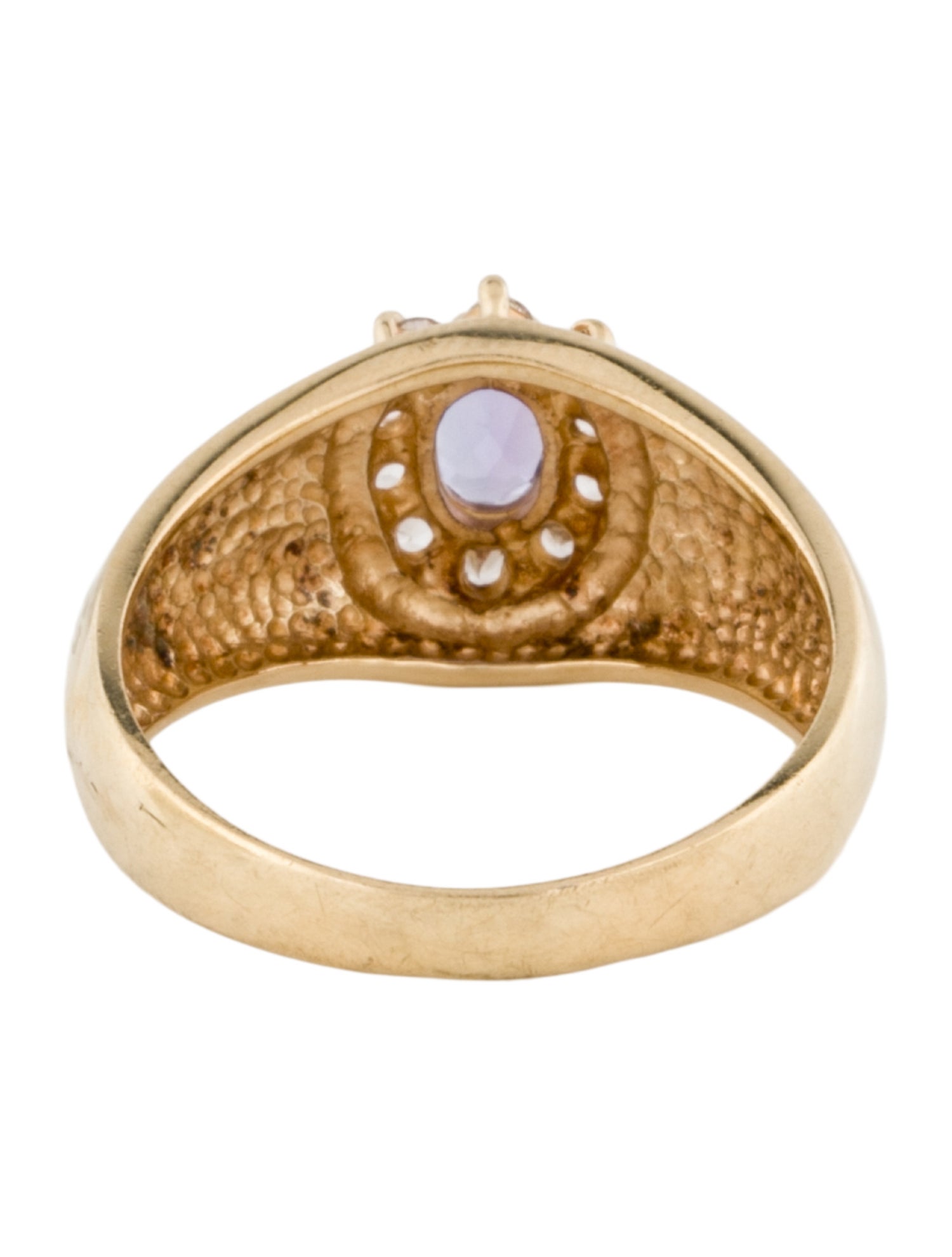 Ring 10K Tanzanite & Sapphire Band Ring