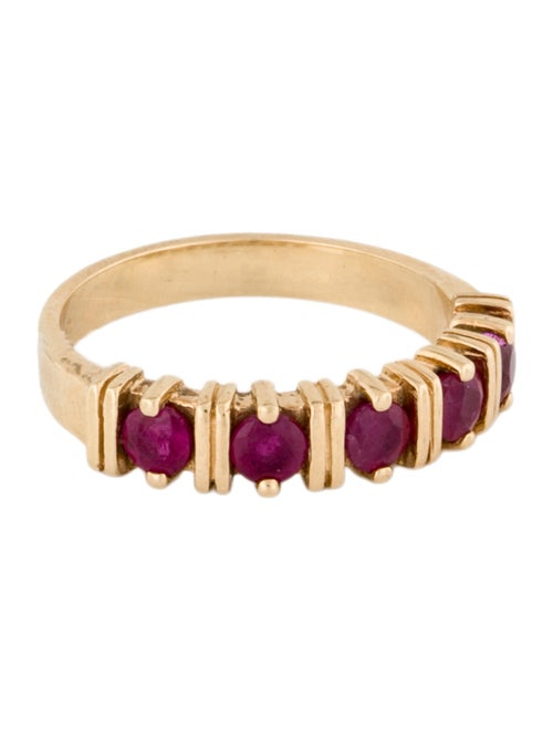Ring 14K Ruby Band Ring